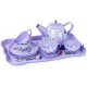  Tin lamps tea set purple