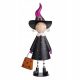  Metal witch figure with hat, Halloween decoration