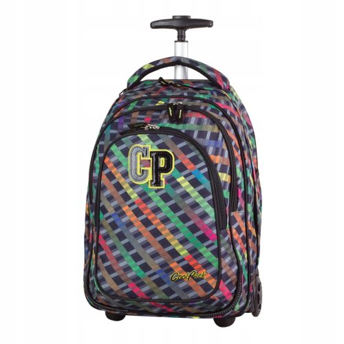CoolPack Target Rainbow Stripes Wheeled School Backpack