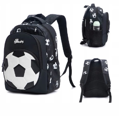 Waterproof Soccer-Themed School/Urban Backpack for Boys