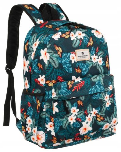 Youth Urban School Backpack with Plant Pattern for Laptops & Tablets by Peterson®