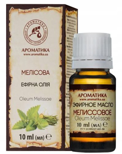  Lemon balm essential oil LEMON BALM 10ml AROMATIKA