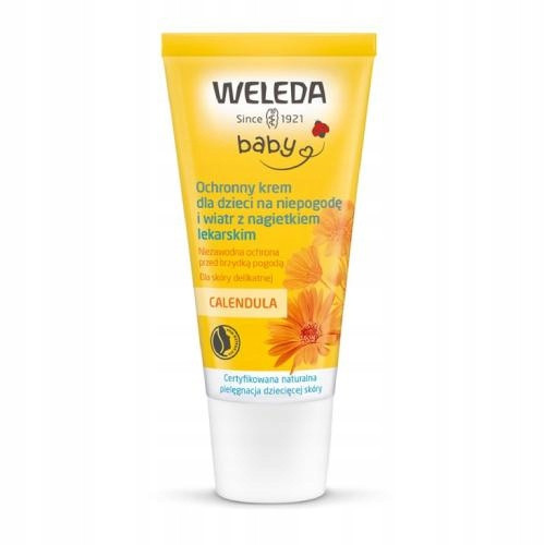  WELEDA PROTECTIVE CREAM FOR CHILDREN WITH MARIGOLD AGAINST WIND AND BAD WEATHER 30ml