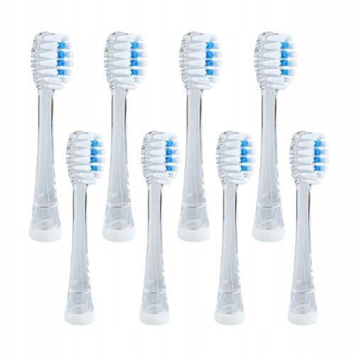  Replacement heads for the MERIDEN Kiddy sonic toothbrush for children