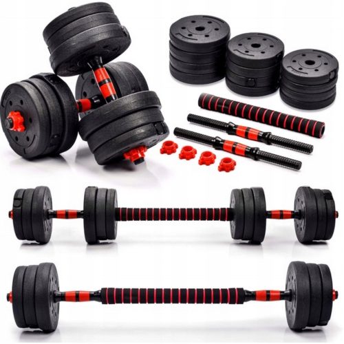  Bituminous adjustable dumbbells 4FIZJO 2x 10 kg