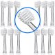  6x SEAGO children's toothbrush heads 1-6 years old SG 513 SG 977 replacement