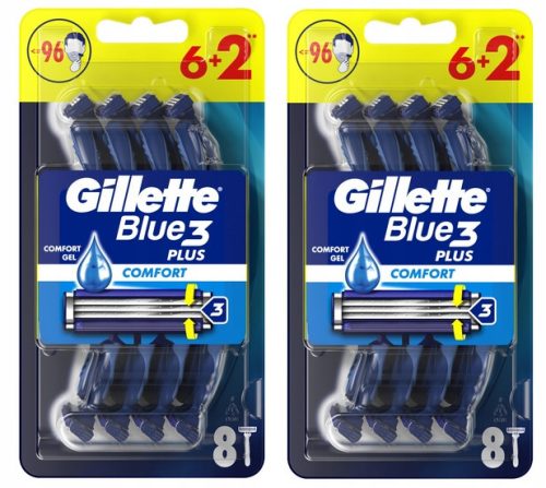  Gillette Blue 3 Comfort Disposable Razors 8 pcs.