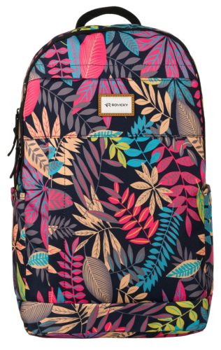 Durable ROVICKY® Women's Stylish Large A4 Backpack with Plant Pattern
