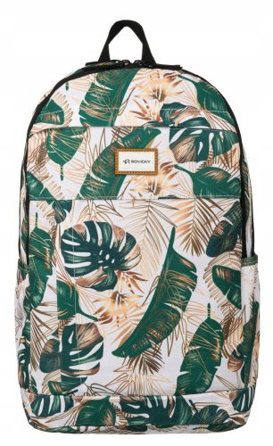 ROVICKY Stylish Women's Urban Backpack for School and Work – Spacious A4 Size with Plant Pattern