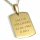  GOLD DOG TAG MINI 585 ENGRAVING EXCLUSIVE GIFT for SON, DAD, HUSBAND