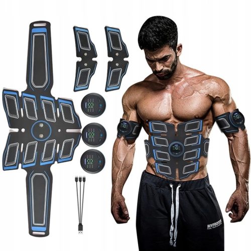  ELECTROSTIMULATOR ABDOMINAL MUSCLE STIMULATOR 3x EMS