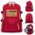 Claret Burgundy Backpack: Lightweight and Spacious for School or City Life
