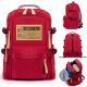 Claret Burgundy Backpack: Lightweight and Spacious for School or City Life