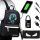 Glow-in-the-Dark Reflective School Backpack with Lock, USB, and Headphone Port + Free Pencil Case