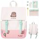 Pusheen School Backpack and Stationery Set - Perfect for Kids