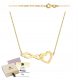  Gold necklace heart infinity infinity ROLO 14k gold 585 LAPRII