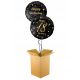  SET OF 2 X HELIUM BALLOON 18TH BIRTHDAY BLACK Gift in a Box