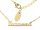  Necklace surgical steel gold name ZUZANNA new