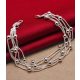  Women's bracelet silver multi-layer ball rope pr925 + BOX