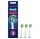  2x ORIGINAL ORAL-B 3D WHITE FLOSS ACTION TOOTHBRUSH HEAD