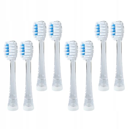  Blue replacement brush heads for BRUSH-BABY BabySonic PRO 1-6