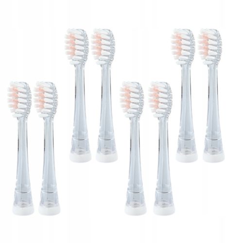  8x pink BRUSH-BABY BabySonicPRO toothbrush heads 1-6 years replacement