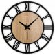  Janus Wall Clock Beige, Black, Cream, Brown Shades, Multi-Coloured 38cm