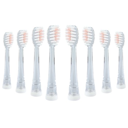  8x SEAGO SG977 sonic toothbrush heads 1-6 years pink replacement