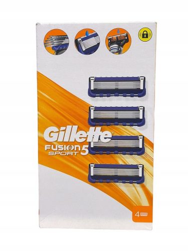  Gillette FUSION5 SPORT razor insert 4 pieces