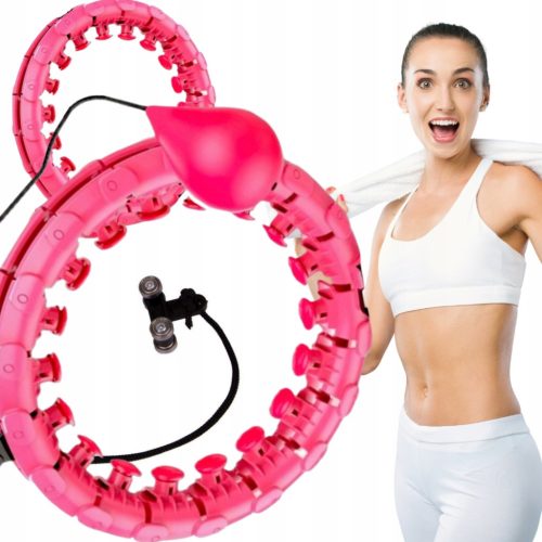  Hula hoop with studs Asato 45 cm pink