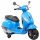  ELECTRIC SCOOTER FOR CHILDREN BLUE WITH 2X BATTERIES 6V 4.5A 48W