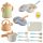  CHILDREN'S KITCHEN ACCESSORIES SET OF KITCHEN UTENSILS AND KITCHEN POTS