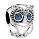  Charms for bracelets Owl Charms Owl Pendant silver S925