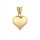  GOLD PENDANT 585 HEART CONVEX LARGE M.JOPEK