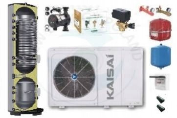  Kaisai heat pump monoblock Arctic KHC-10RY3-B 10kW Start-up