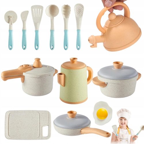  KITCHEN ACCESSORIES POTS DISHES CHILDREN'S TOYS AS A GIFT