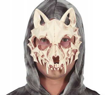  Scary Cat Skull Mask for Halloween Face