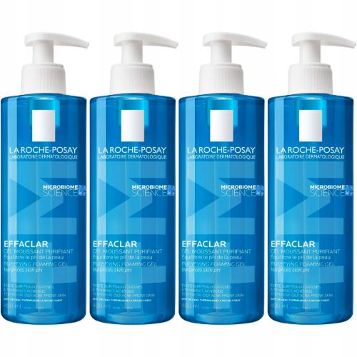 La Roche-Posay Effaclar Sebum-Control Acne Cleansing Gel 1600ml (4 x 400ml)