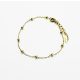  Bracelet surgical steel gold classic chain balls new