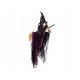  Hanging decoration witch on broom 65 cm