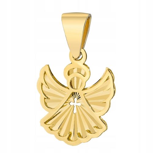  GOLD PENDANT pr. 333 ANGEL with CROSS 8k