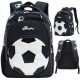 School Backpack for Boys with Soccer Ball Design – Durable, Water-Resistant and Comfortable