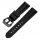  WATERPROOF RUBBER SILICONE STRAP 26MM + TELESCOPES - BLACK