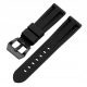  WATERPROOF RUBBER SILICONE STRAP 26MM + TELESCOPES - BLACK