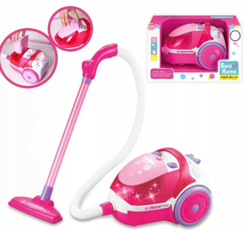  BATTERY POWERED VACUUM CLEANER FOR CHILDREN PINK