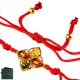  GOLD BRACELET on a String with Amber GOLD PLATED SILVER AG 925 BEAUTIFUL