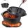  HUNTING KITTEN CAST IRON POT Hungarian roasts for the CAMPFIRE GRILL 4.2L