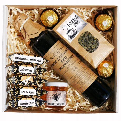  GIFT SET FOR MOM, DAD, GRANDMA, SYRUP, FUDGE, TEA, BIRTHDAY