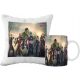  MUG AND PILLOW SET AVENGERS MOVIE GIFT IDEA FOR A FAN PATTERNS