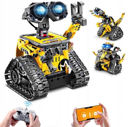  PROGRAMMABLE ROBOT LARGE 520pcs CONSTRUCTION KIT APP AND REMOTE CONTROL